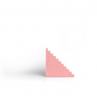 Maison de poupée design - Escalier - Rose